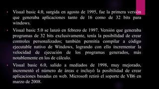 Visual Basic 17 Lenguaje de programacion de visual basic | PPTX