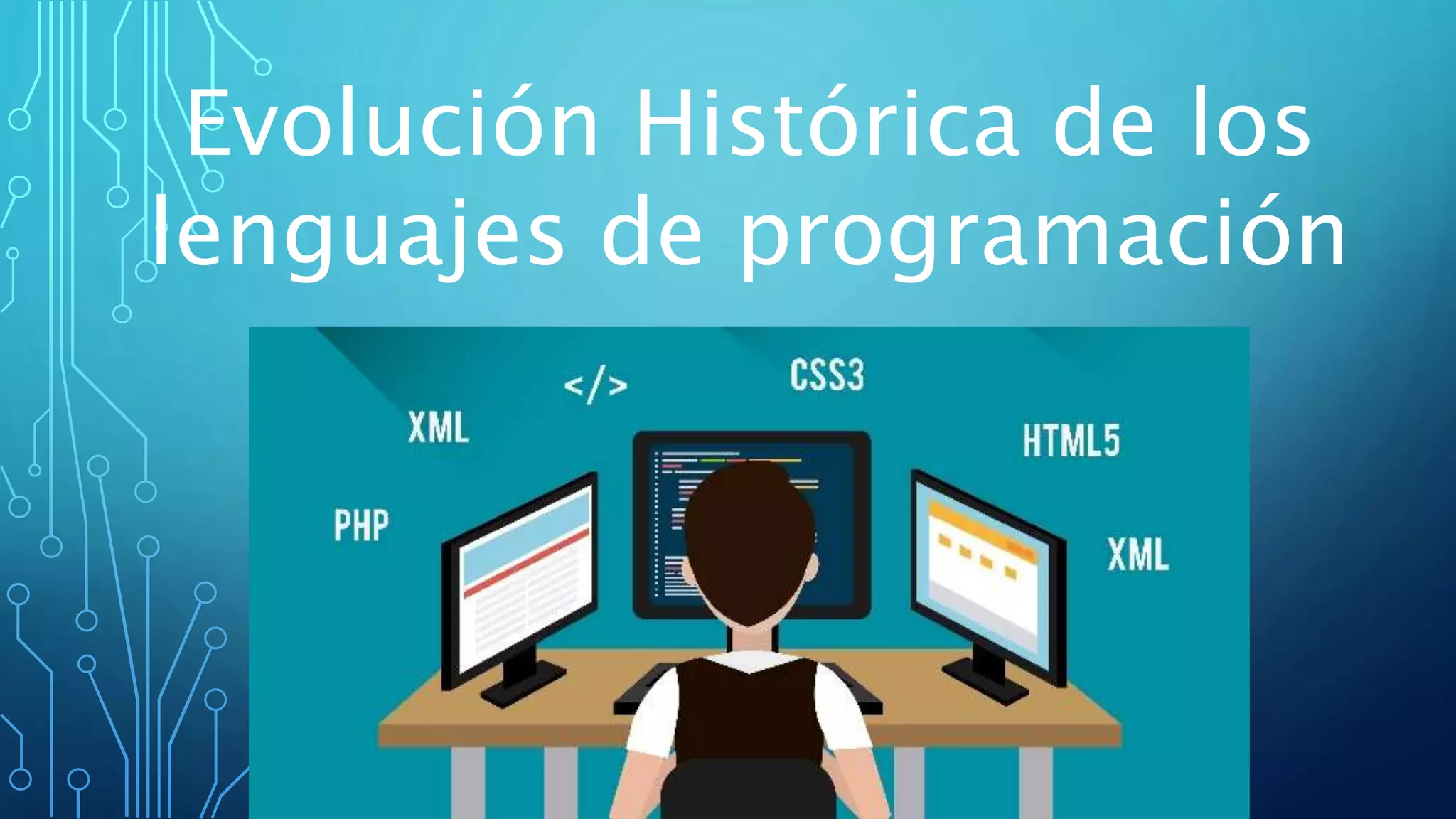 Evolución Histórica de los
lenguajes de programación
 