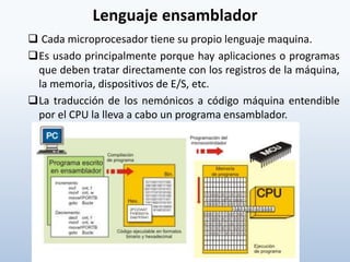 Lenguaje ensamblador | PPTX