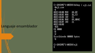 Lenguaje ensamblador | PPTX