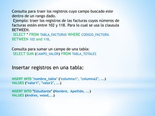Lenguaje estructurado sql | PPTX