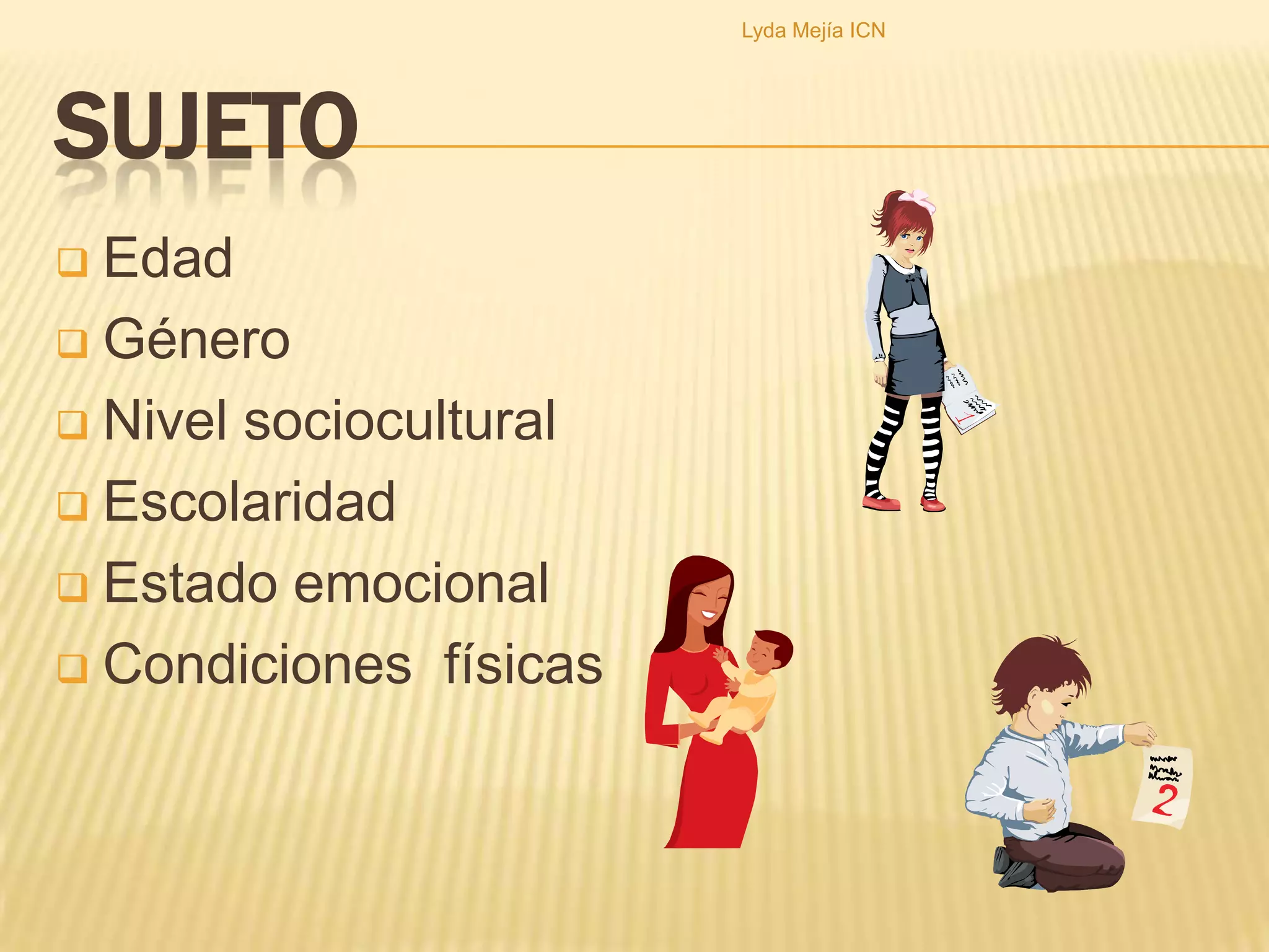 Tipos de recepción comprensión/k/ /t/La casa es rojaLyda Mejía ICN