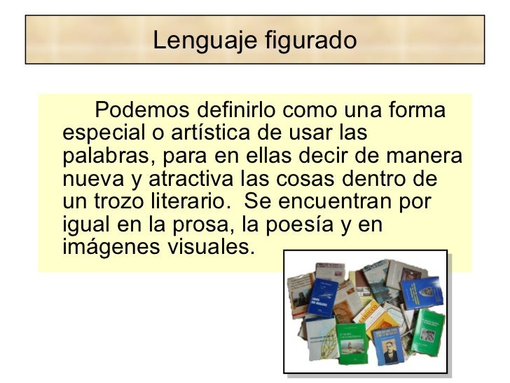 Lenguaje figurado Parte I