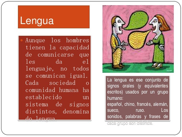 Lenguaje, lengua, norma y habla