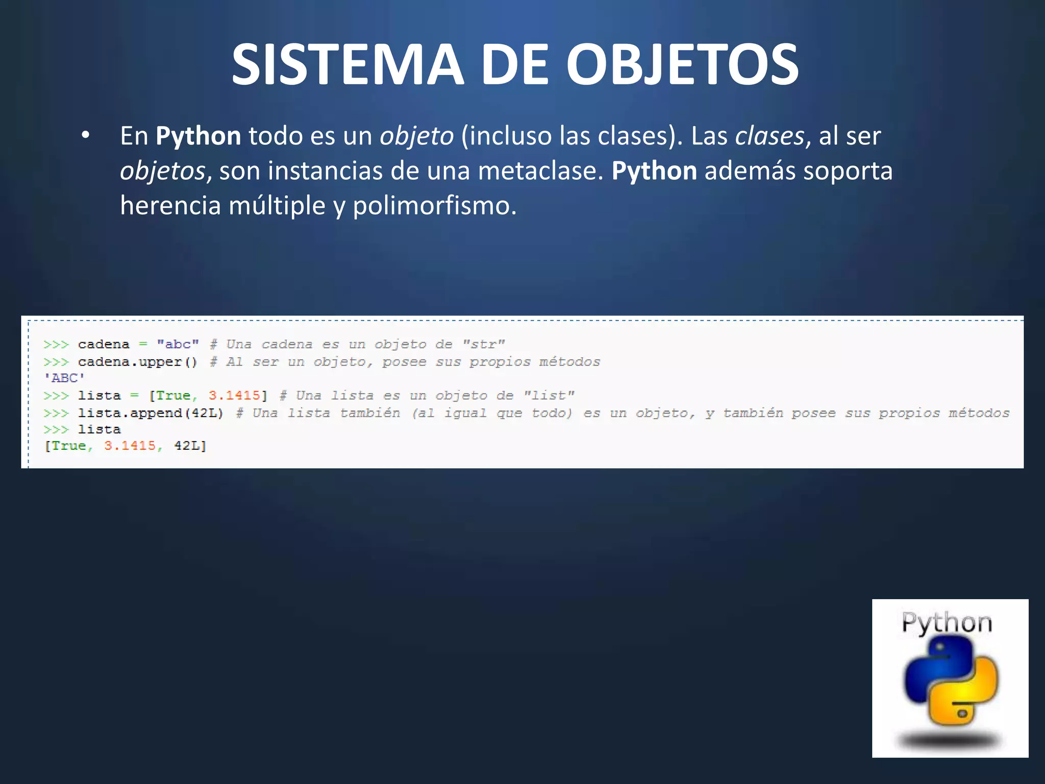 Lenguaje phython | PPT | Descarga Gratuita