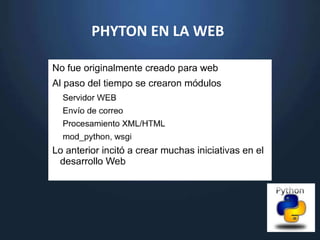 Lenguaje phython | PPT | Descarga Gratuita