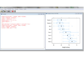 Lenguaje r  lattice package