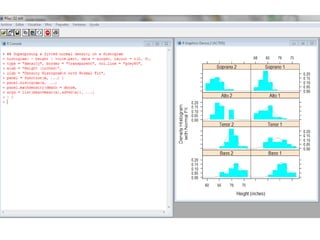 Lenguaje r  lattice package