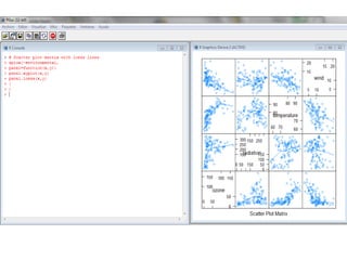 Lenguaje r  lattice package