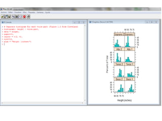 Lenguaje r  lattice package