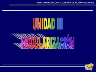 INSTITUTO TECNOLÓGICO SUPERIOR DE ÁLAMO TEMAPACHE
 