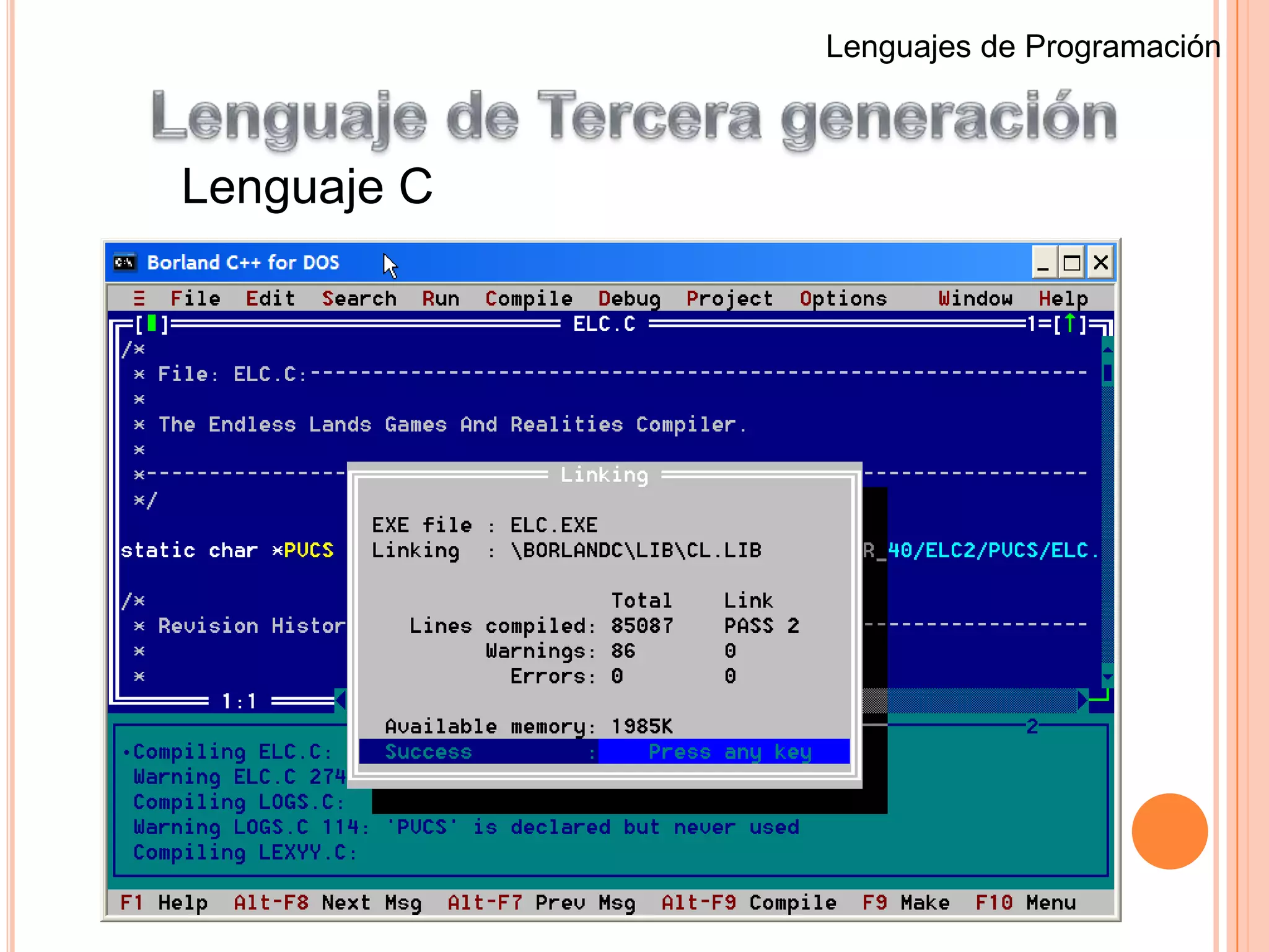 Lenguajes de ProgramaciónLenguaje de Segunda generaciónLenguaje ensamblador