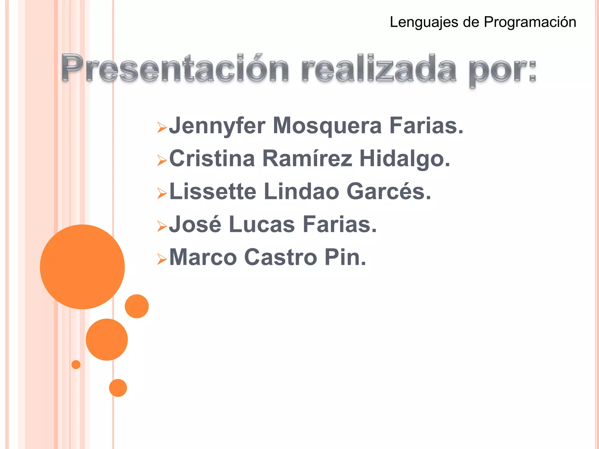 Lenguajes de ProgramaciónLenguaje de Quinta generaciónLisp