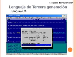 Lenguajes de ProgramaciónLenguaje de Segunda generaciónLenguaje ensamblador