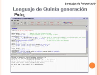 Lenguajes de ProgramaciónLenguaje de Cuarta generaciónVisual Basic