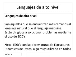 El desarrollo lógico del programa para resolver un problema en particular.  