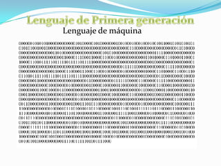 Lenguaje de máquina
 