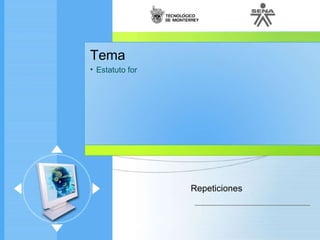 Tema Estatuto  for Repeticiones 