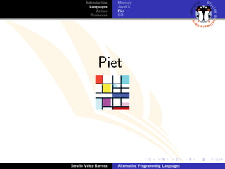 Lenguajes programacionalternativos | PPT