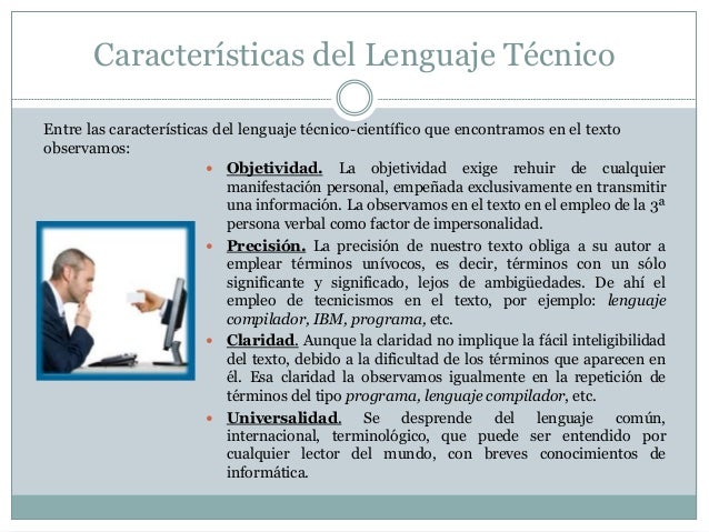 Lenguaje técnico de informática