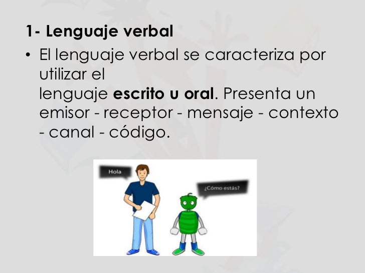 Lenguaje verbal, no verbal y paraverbal