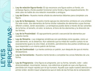 El plano hace referencia a una superficie delimitada visualmente. El plano es el elemento visual básico de representación del volumen. A través del plano se configura el espacio tridimensional.FINALIDADES:FINALIDAD INFORMATIVA: Transmite fielmente la realidad, sin dar su opinión ni hacer valoraciones de ella.FINALIDAD EXPRESIVA: Manifiesta una emocion o un estado de animo. Generalmente , para provocar una reacción en el receptor.FINALIDAD ESTETICA: Antepone la creacion de belleza a cualquier otro criterio.