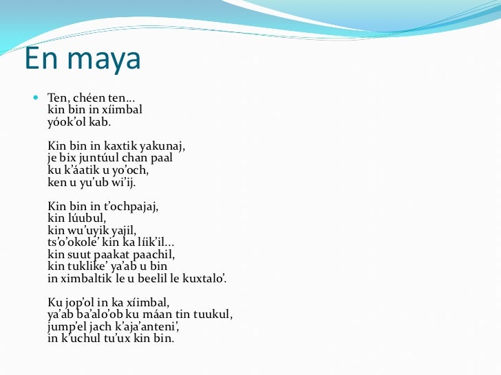Lengua maya