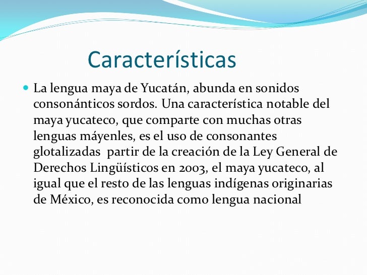 Lengua maya