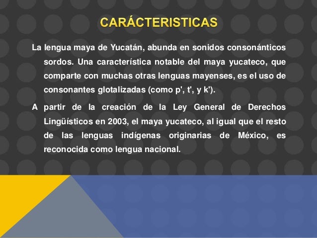Lengua maya