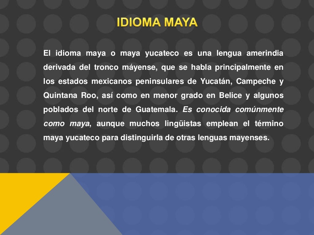 Lengua maya