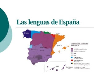 Las lenguas de España 