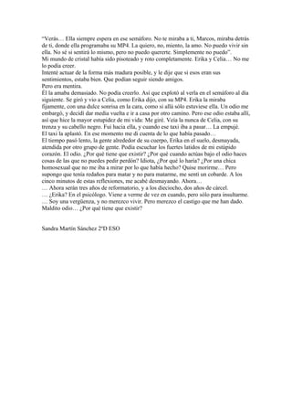 Lengua sandra relato corto