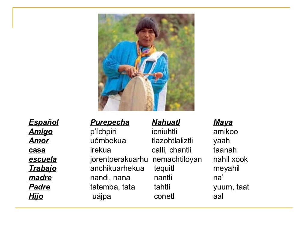 Lenguas indigenas de mexico