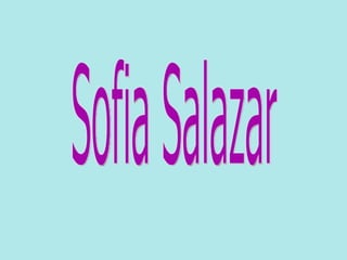 Lenguas muertas  sofia salazar