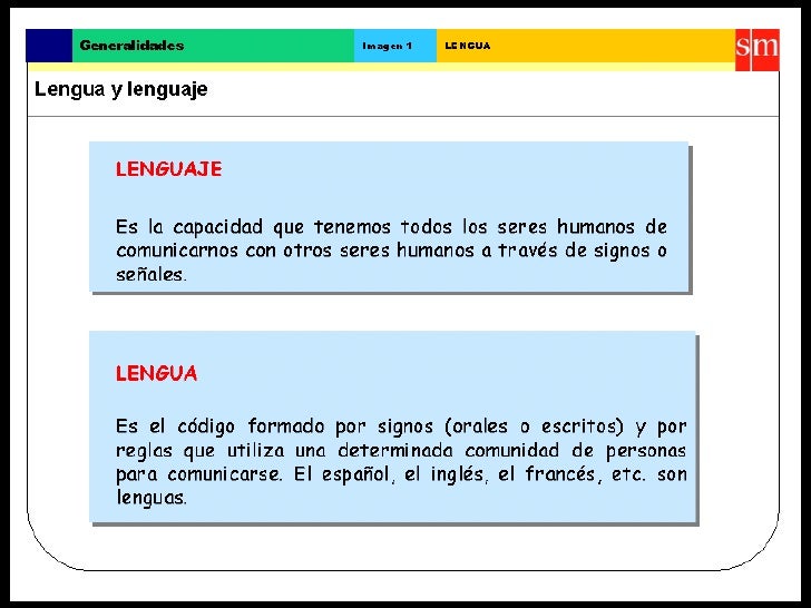 Lengua y Lenguaje Lengua y Lenguaje