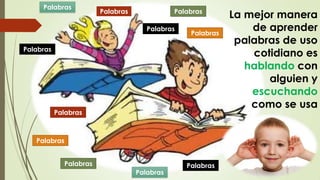 Palabras

Palabras

Palabras
Palabras

Palabras

Palabras

Palabras

Palabras
Palabras
Palabras

Palabras

La mejor manera
de aprender
palabras de uso
cotidiano es
hablando con
alguien y
escuchando
como se usa

 