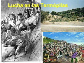 Lucha en las Termópilas 