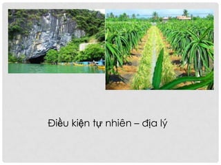 Điều kiện tự nhiên – địa lý
 