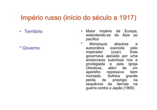 A CONSTRUÇÃO DO MODELO SOVIÉTICO