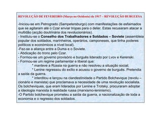 A CONSTRUÇÃO DO MODELO SOVIÉTICO