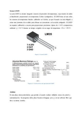 Adquisición de señales con Scilab/Xcos - Arduino. | DOCX