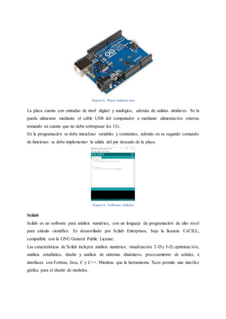 Adquisición de señales con Scilab/Xcos - Arduino. | DOCX