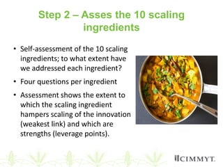 Scaling of agricultural innovations 