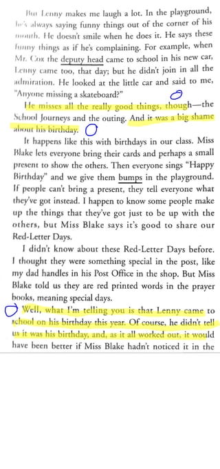 Lenny's Red Letter Day Full Text 5C