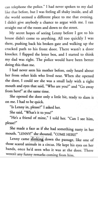 Lenny's Red Letter Day Full Text 5C