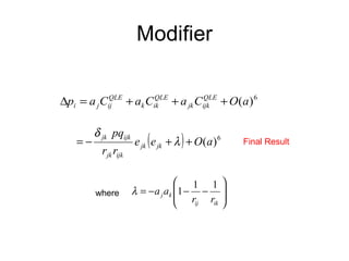 Modifier where Final Result 