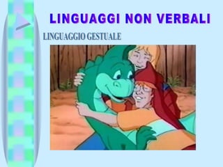 LINGUAGGI NON VERBALI LINGUAGGIO GESTUALE 