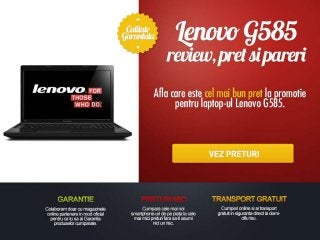 Lenovo g585 pret, review si pareri