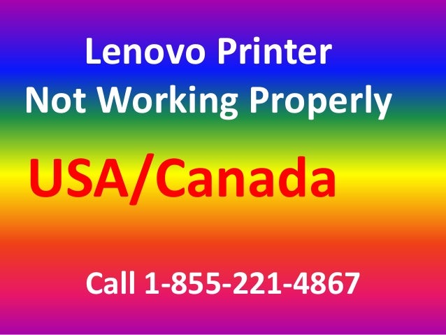 Lenovo Printer Tech Support Number 1 855 221 4867 Lenovo Print
