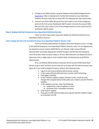 Deploying Red Hat Enterprise Linux OpenStack Platform 7 on Lenovo ...